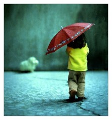 Kid with Umbrella